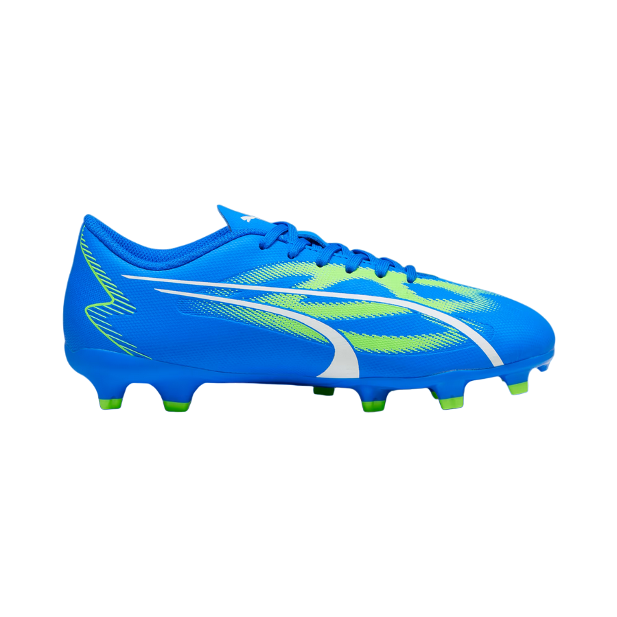 Puma scarpa da calcio da ragazzo Ultra Play FG/AG 107530-03 azzurro-bianco-verde