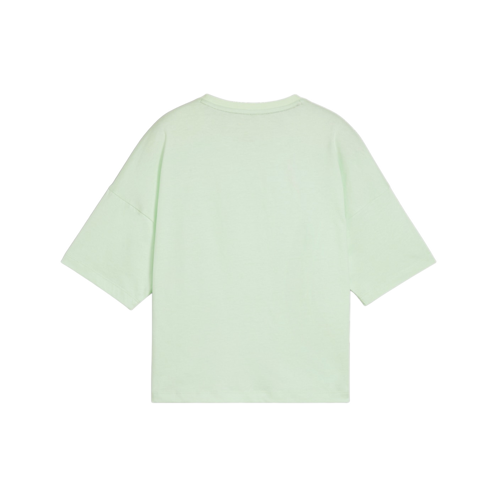 Puma maglietta manica corta da donna ESS Cropped Logo 586866 88 verde menta