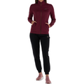 Puma tuta sportiva da donna con cerniera intera 679152-22 diaspro scuro