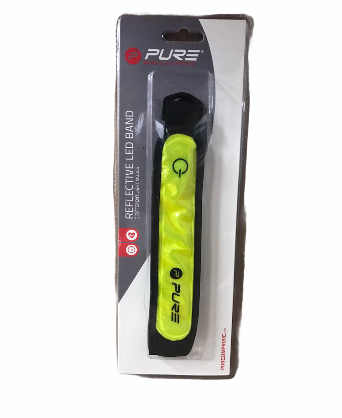 Pure 2Improve Fascia Rifrangente LED Running Notturno - Reflective Armband