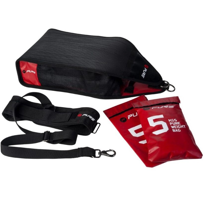 Pure 2Improve Sprintsac Cintura Pesi Sabbia Nero Rosso - P2I100080