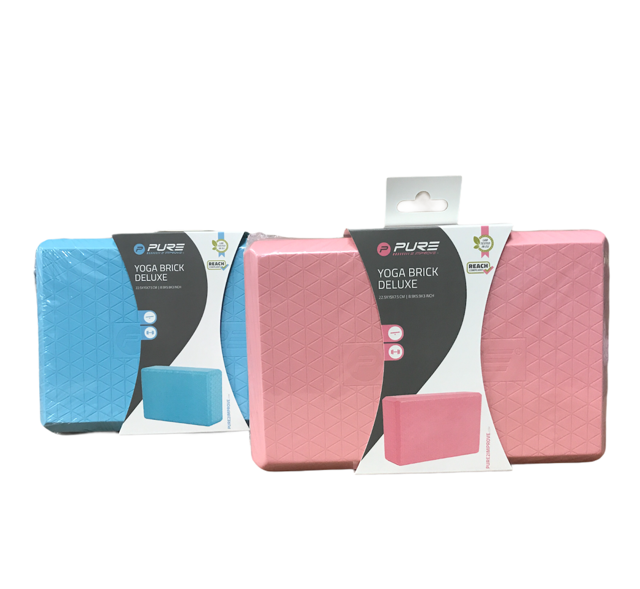 Pure 2Improve Yoga Brick P2I201560 Mattoncino Yoga EVA Rosa