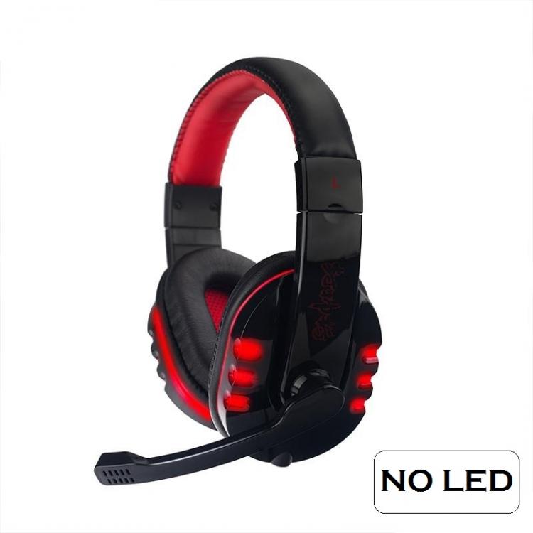 CUFFIE DA GIOCO GAMING HEADSET MICROFONO CUFFIA PC COMPUTER CHAT WINDOWS - bs401
