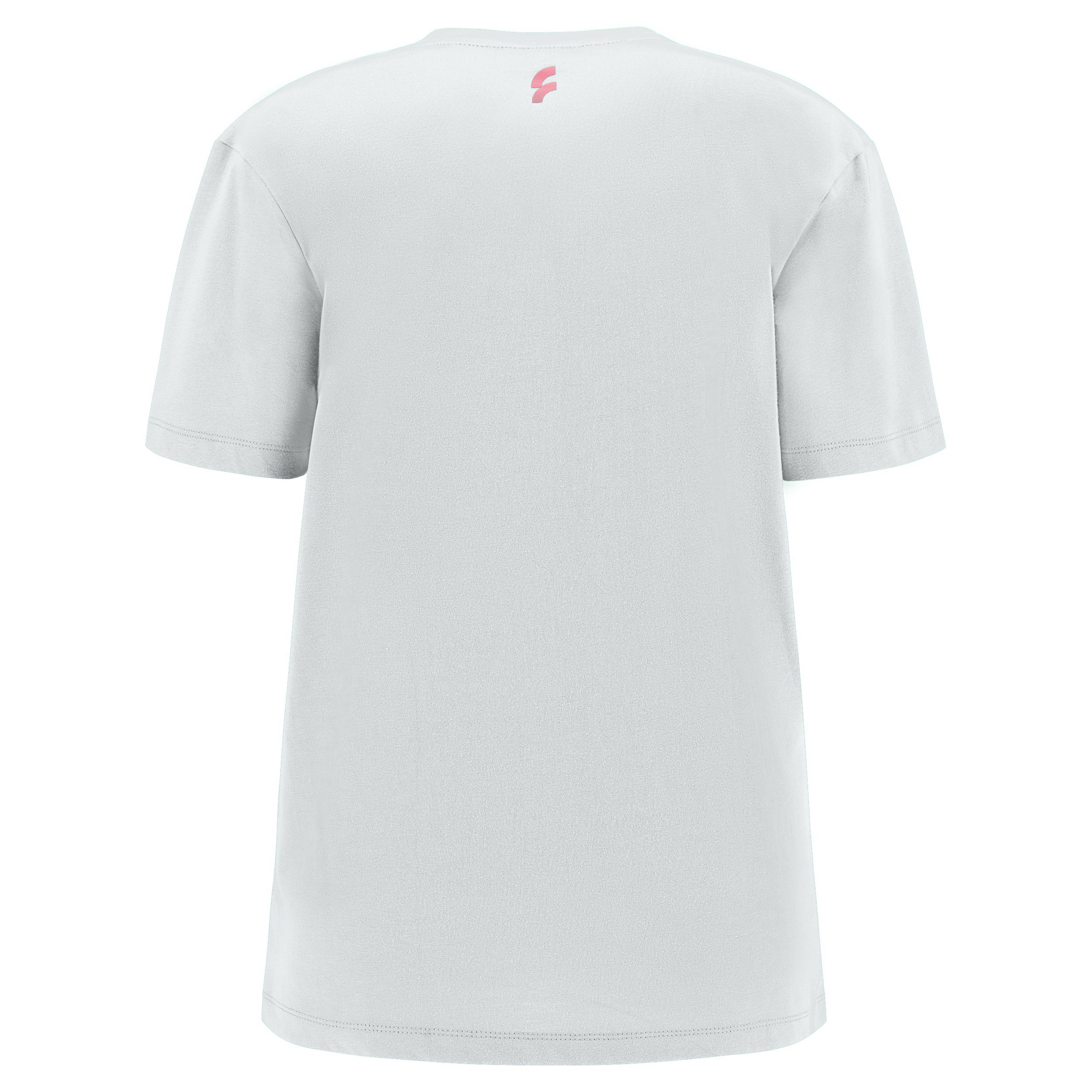 Freddy T-shirt da donna in cotone e stampa lettering S3WGZT4 W71 white