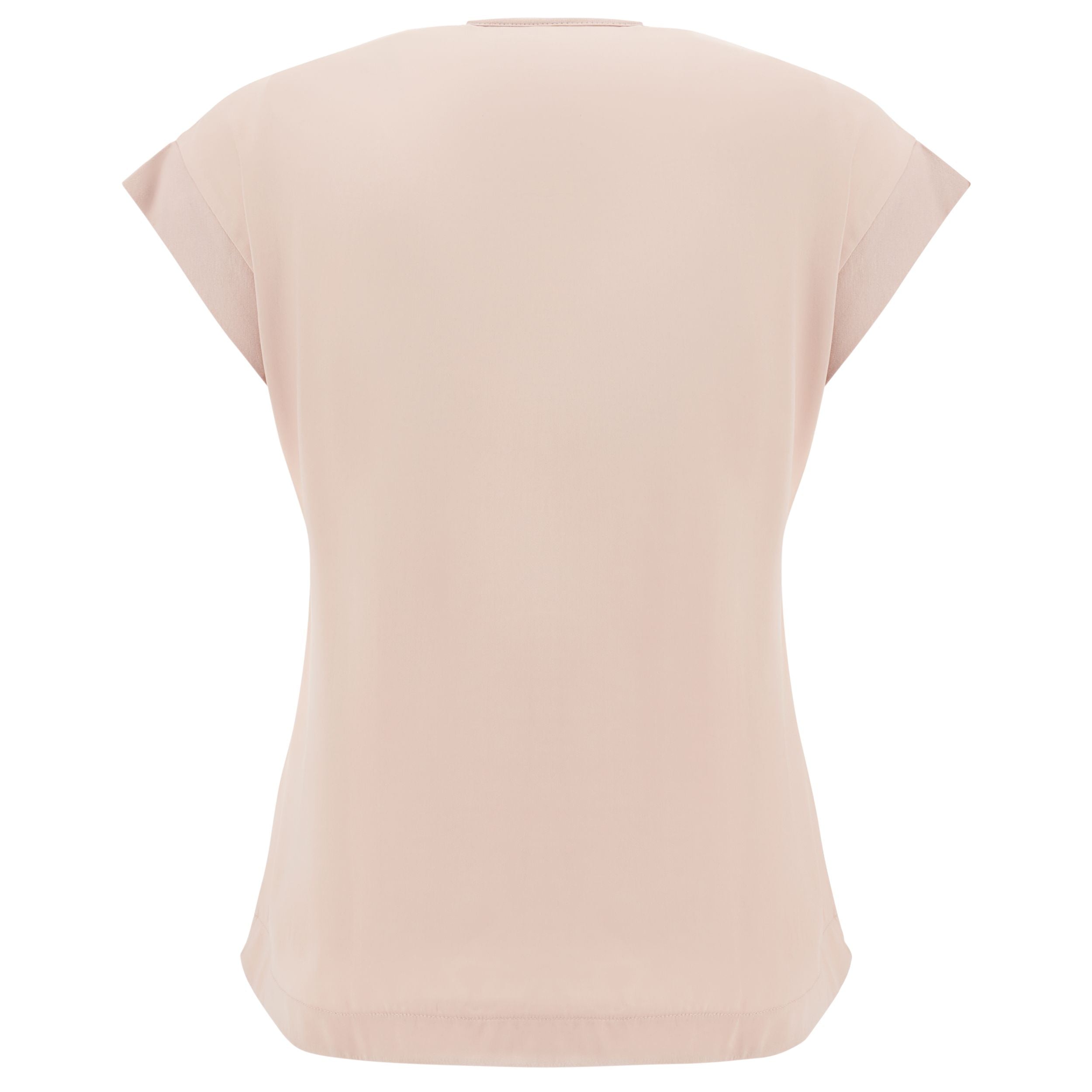 Freddy T-shirt da donna in modal e satin S3WSDT6 P62 smoke rose