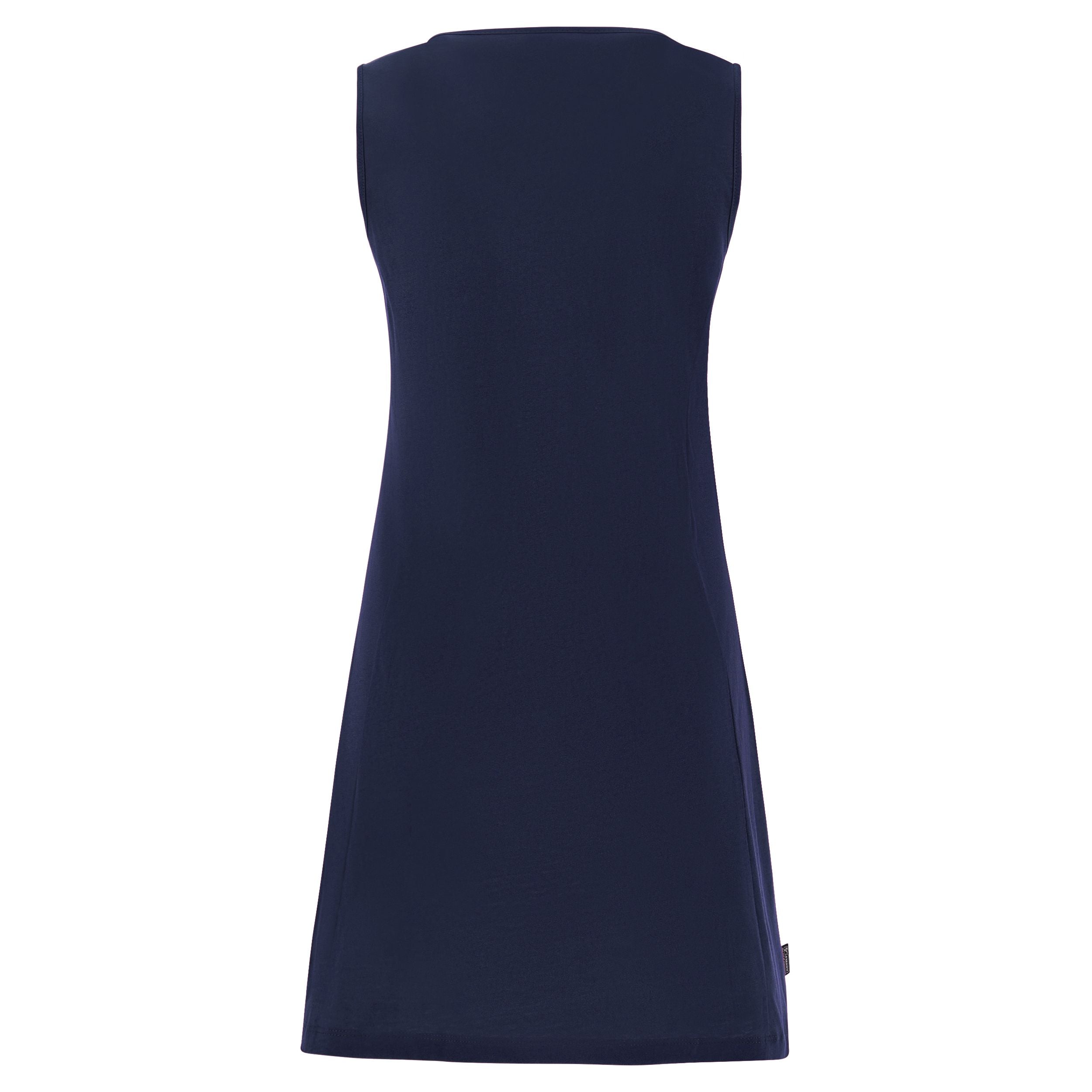 Freddy Abito smanicato in jersey con stampa foliage in tono S3WTRD2 B94 blu navy