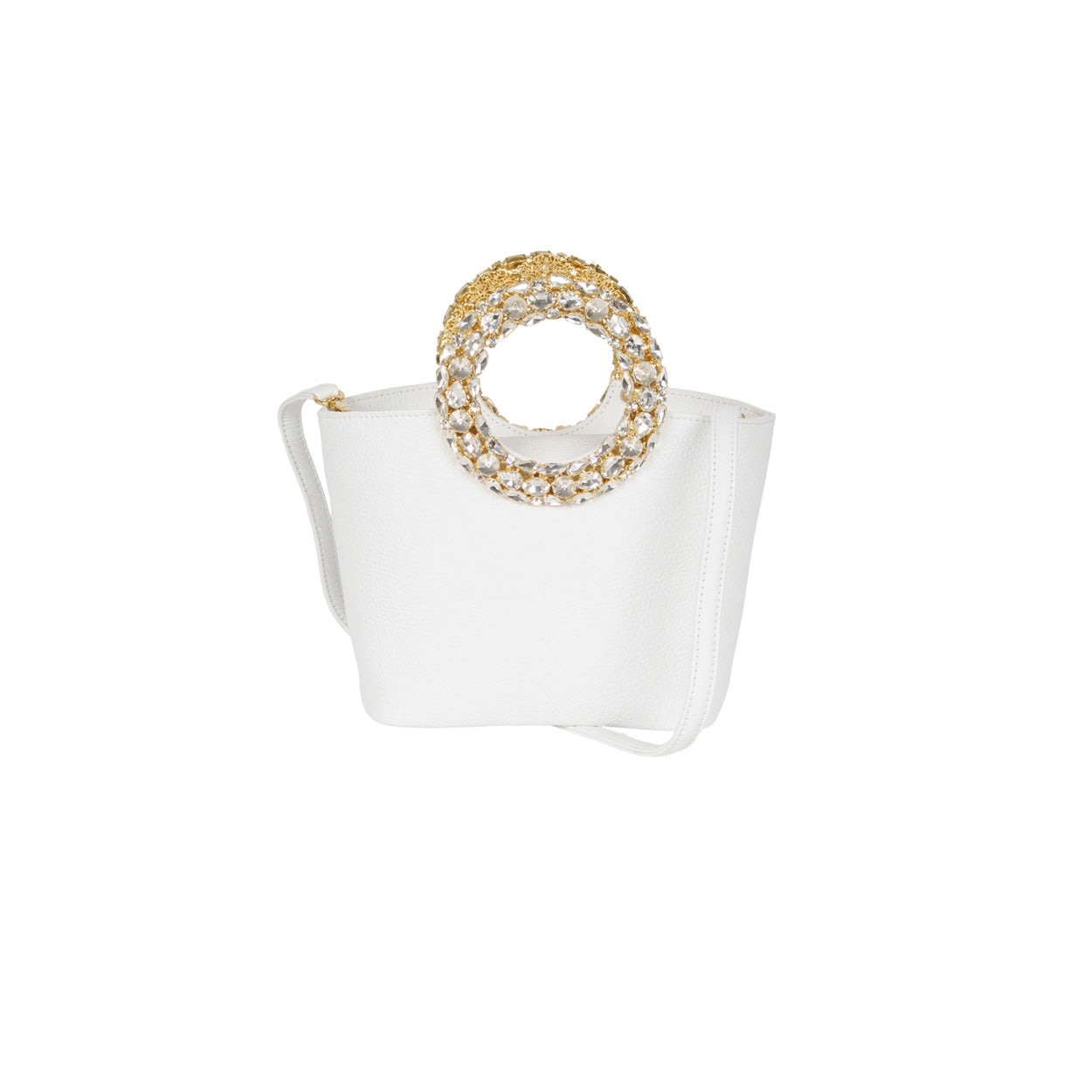 BORSA CIRCLE BIANCA
