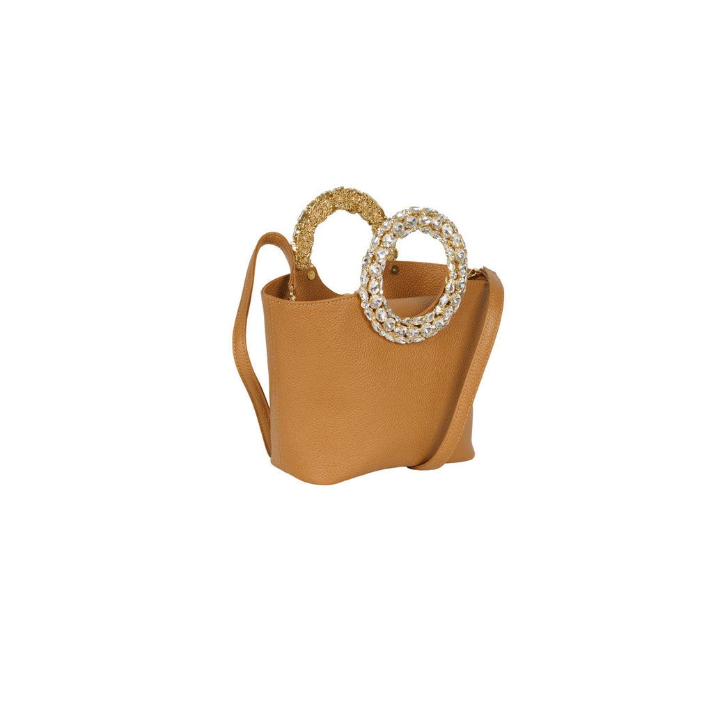 BORSA CIRCLE CUOIO