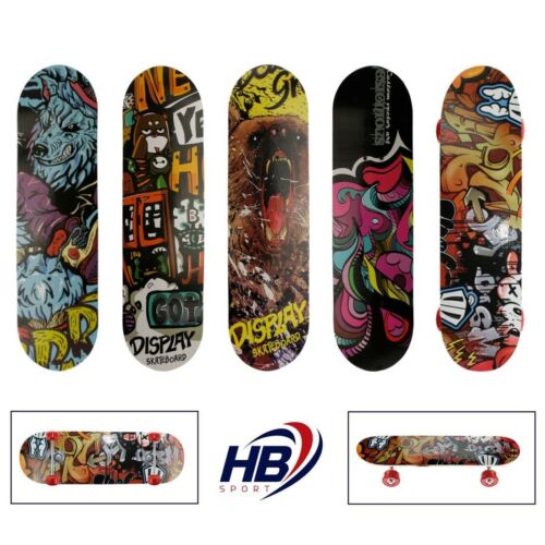 Hb Sport Skateboard Completo Ragazzi/Adulto Unisex Skate In Legno 06052 70Cm