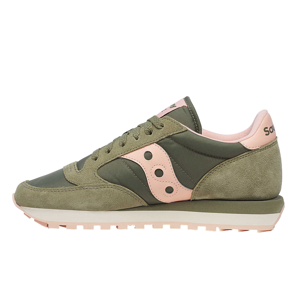 Saucony Originals Jazz Donna: Sneakers Comfort e Stile Oliva-Pesca