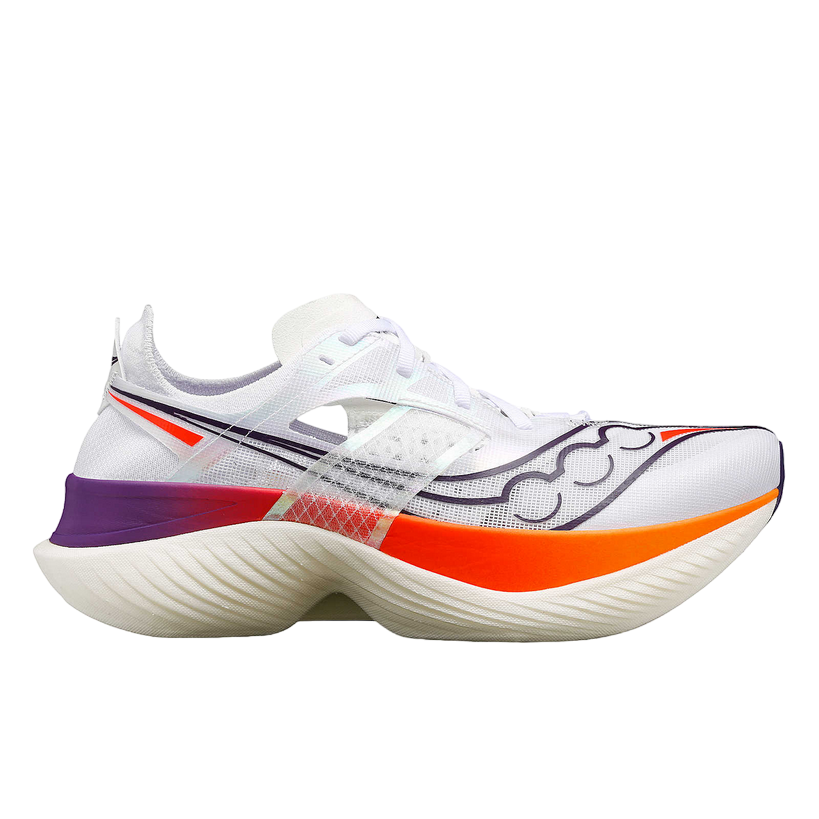 Saucony Endorphin Elite S20768-126 Scarpa Racing Carbonio Uomo Bianco