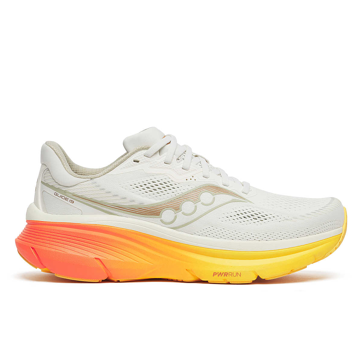 Saucony scarpa da corsa da uomo Guide 19 S21058-145 ivory-fire