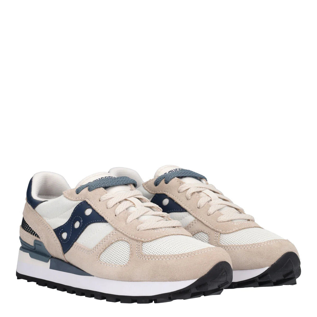 Saucony Shadow Original S2108-879 Sneakers Uomo Bianco Navy Blu Vintage