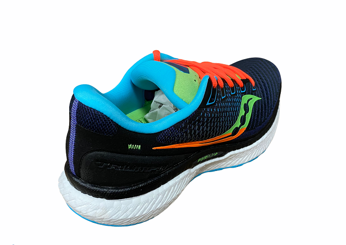 Saucony Triumph 18 Scarpe Running Uomo Nero Arancio