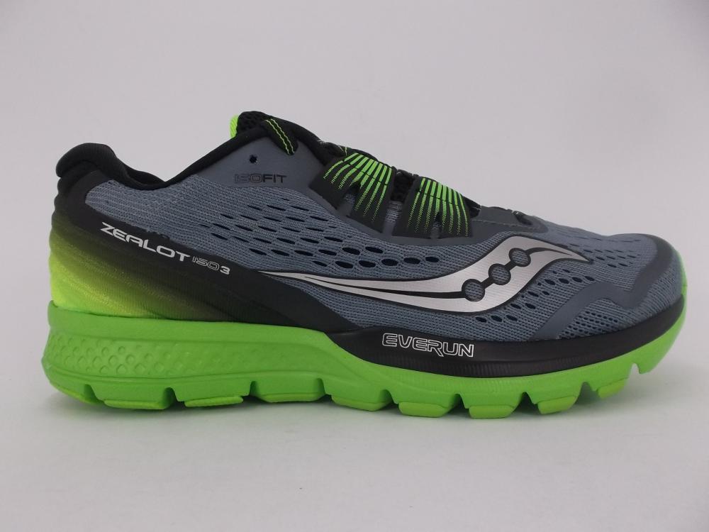 Saucony Zealot ISO 3 S20369-1 Scarpe Running Uomo Grigio - Ammortizzazione EVERUN
