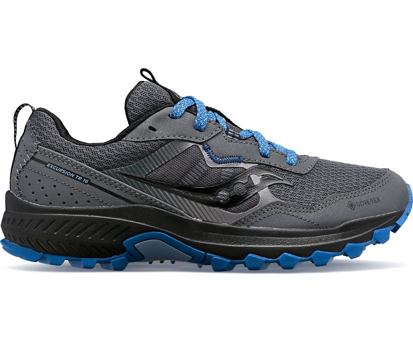 Saucony Excursion TR16 GTX Gore-Tex Scarpe Trail Running Donna Grigio Nero S10749-21