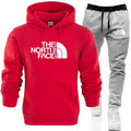 2025 Men's Autumn/Winter Fashion Printed Casual Two Piece Hooded Sports Shirt and Pocket Pants Regular Fit Outdoor Sports Set