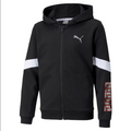 Puma Felpa junior con cappuccio Active Sport Full-Zip Hoodie TR B 589202 01 black