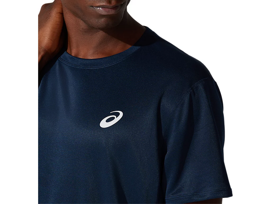 Asics maglietta tecnica per la corsa da uomo Core SS Top 2011C341 401 blu