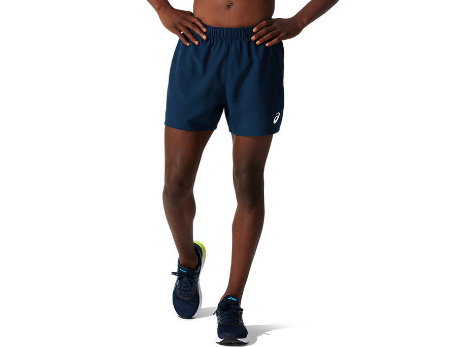 Asics pantaloncino da corsa da uomo Core 5in Short 2011C336 400 french blue