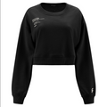Freddy felpa leggera da donna comfort cropped S3WGZS1 N nero