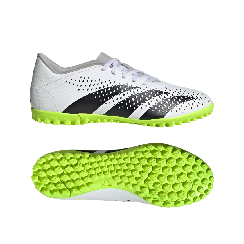 Adidas scarpa da calcetto per erba sintetica da ragazzi Predato Accuracy.4 TF IE9444 bianco-nero