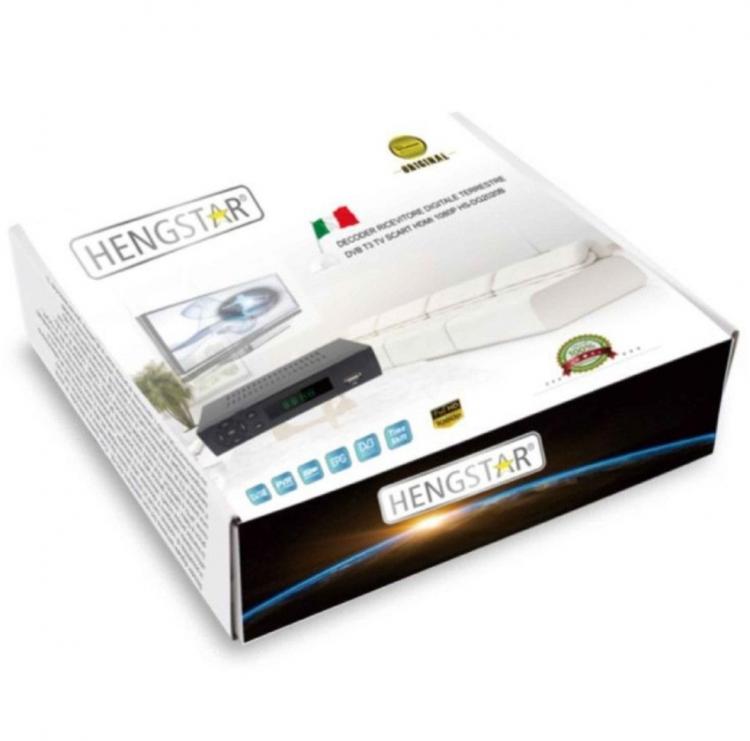 Dvb-T3 Decoder Ricevitore Digitale Terrestre Tv Scart Hdmi 1080P Reg Pvr Hd H265