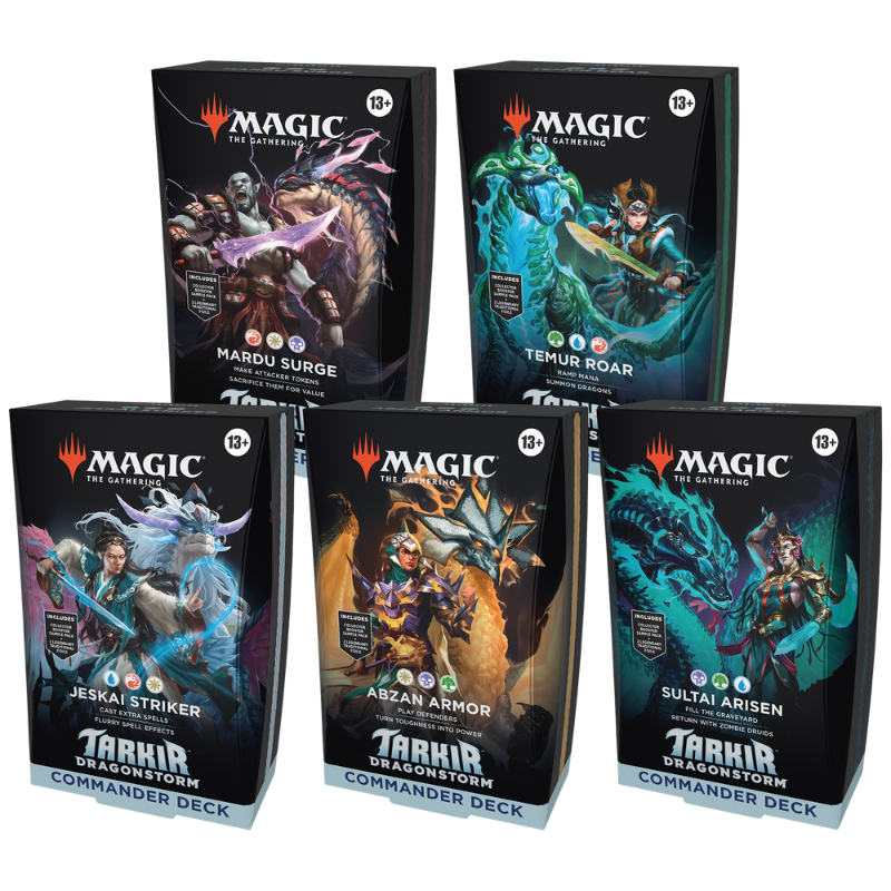 Tarkir: Dragonstorm Commander Deck Box (5 Mazzi) ITA