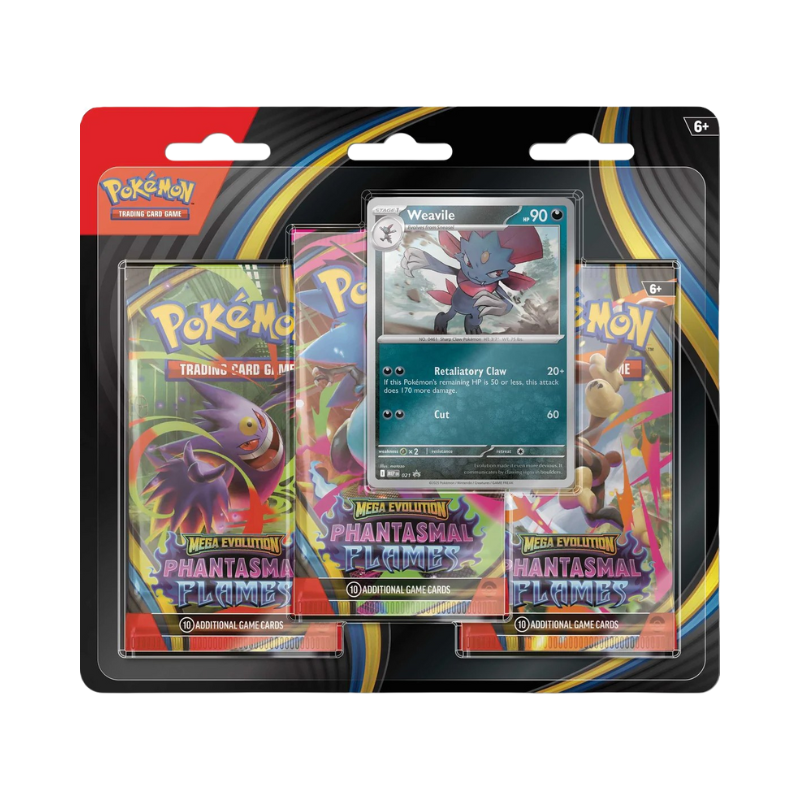 Phantasmal Flames - 3 Pack Blister - Weavile