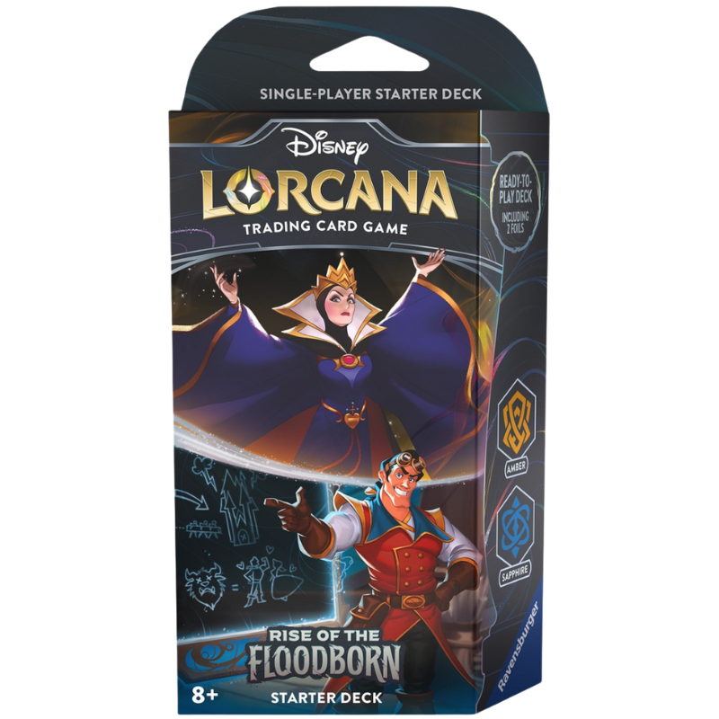 Disney Lorcana - Rise of the Floodborn - La Regina Cattiva & Gaston - Starter Deck (Eng)