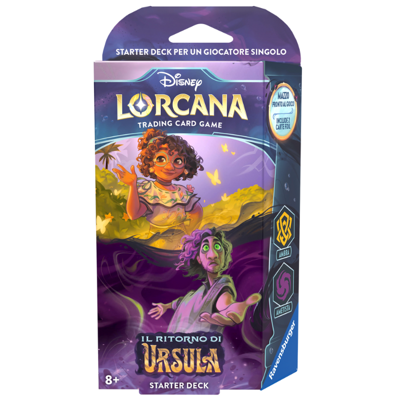 Disney Lorcana – Il Ritorno di Ursula – Starter Deck Ambra/Ametista (Italiano)