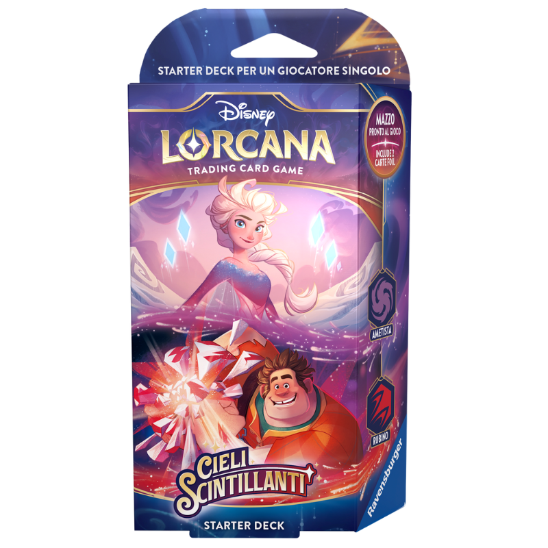 Lorcana – Cieli Scintillanti – Starter Deck Ametista/Rubino (Italiano)