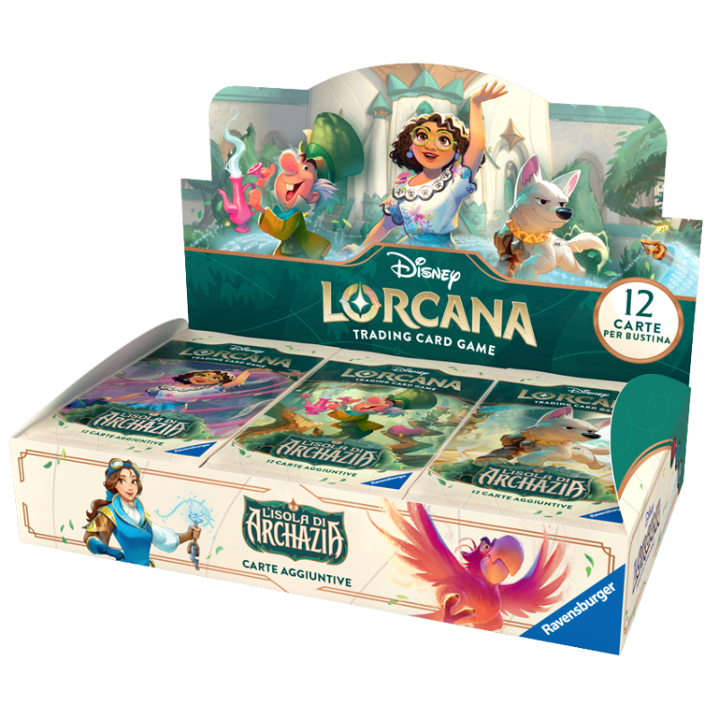 Disney Lorcana - L’isola Di Archazia - Box 24 Bustine - ITA