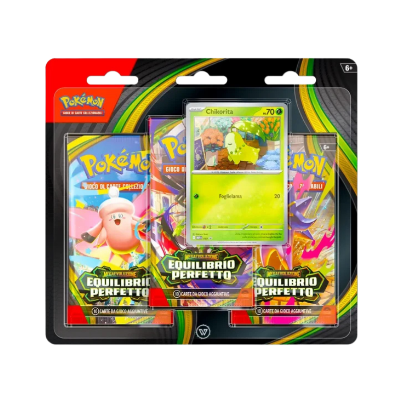 Pokemon Mega Evoluzione Equilibrio Perfetto 3-Pack Blister - ITA