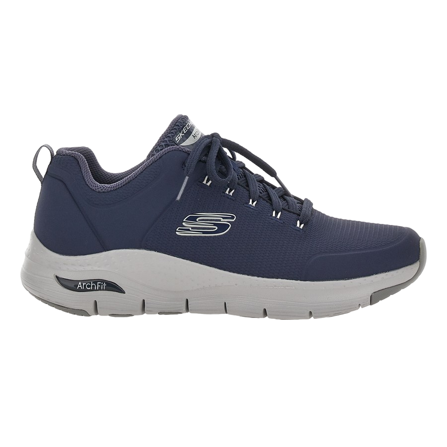 Skechers Arch Fit Titan 232200/NVY - Sneakers Uomo Blu Navy con Supporto Plantare
