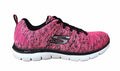 Skechers Flex Appeal 2.0 High Energy 12756/HPBK Hot Pink Black - Scarpa Fitness Donna