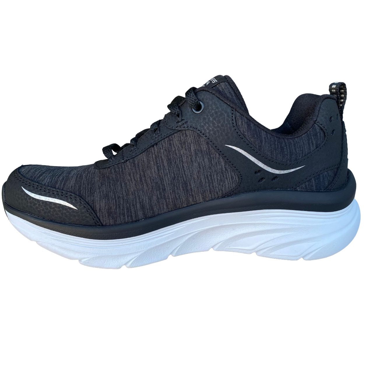 Skechers D'Lux Walker Cool Groove 149336/BKW Nero-Bianco – Scarpa Walking Donna Memory Foam