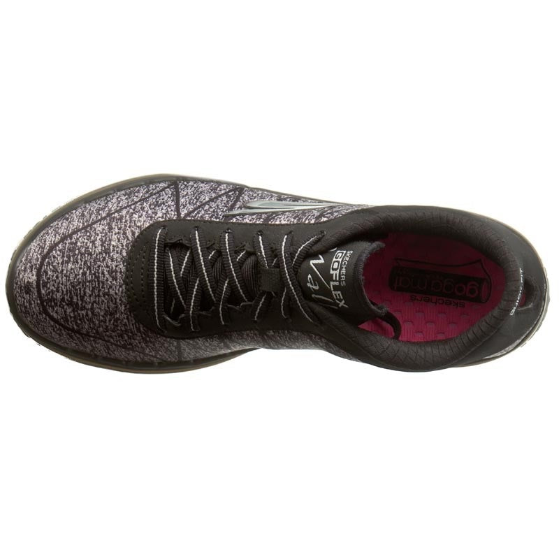 Skechers Go Flex Ability 14011 BKGY Scarpe Fitness Donna Nero Grigio
