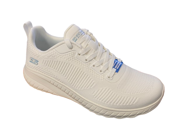 Skechers BOBS Squad Chaos 195969615812 Sneakers Walking Donna Off White