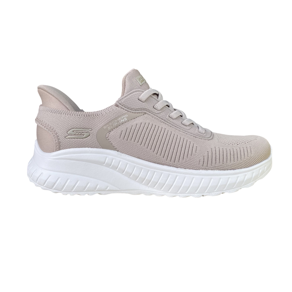 Skechers Sneakers Slip-ins BOBS Sport Squad Chaos 117497/TPE Tortora Donna