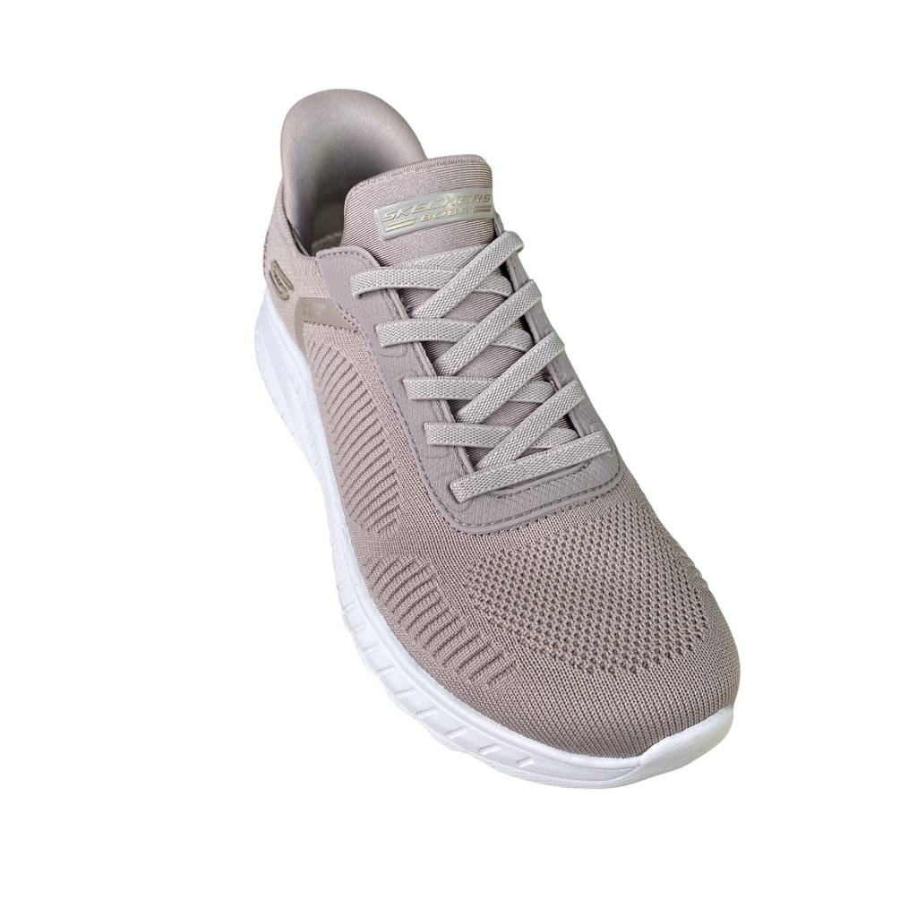 Skechers Sneakers Slip-ins BOBS Sport Squad Chaos 117497/TPE Tortora Donna