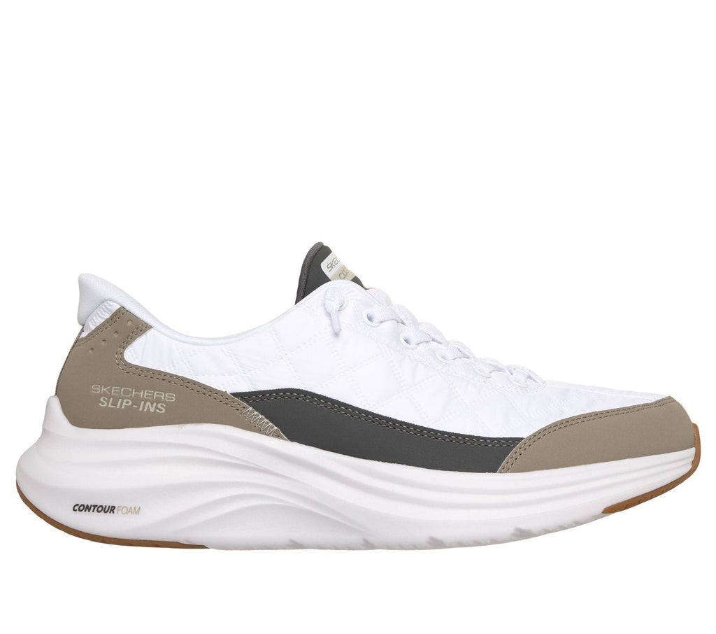 Skechers Slip-ins Contour Foam 232619-WTP Bianco Talpa Uomo