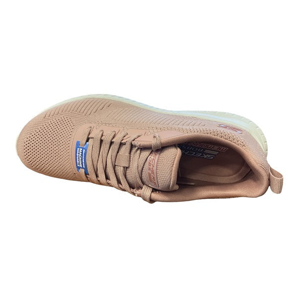 Skechers BOBS Squad Chaos 117209 - Sneakers Donna Casual Rosso Arancio Charity