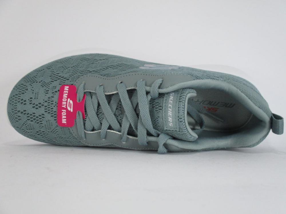 Skechers Dynamight 2.0 Homespun 12963-SAGE Sneakers Donna Grigio - 192283503320