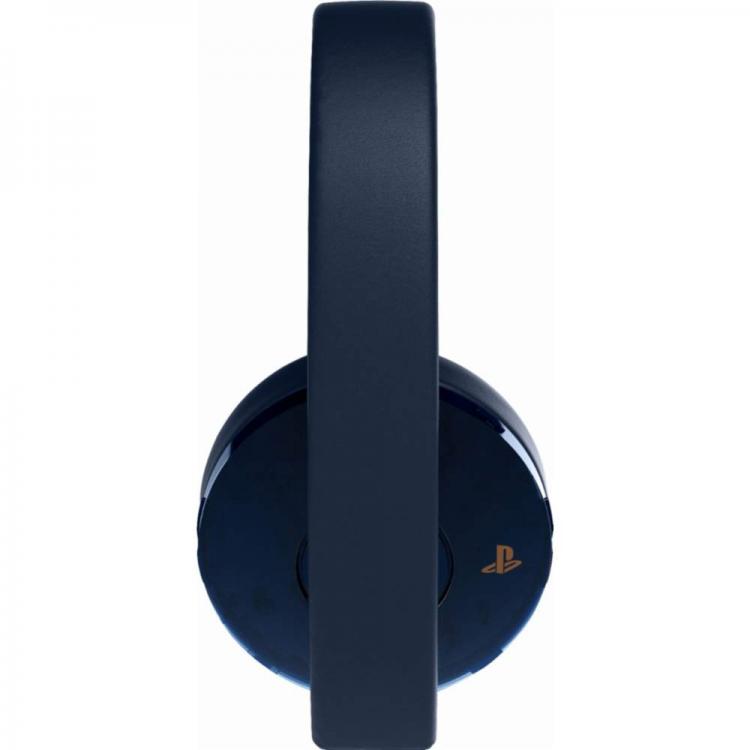 CUFFIA SONY WIRELESS PS4 GOLD 7.1 500 MILLION LIMITED EDITION HEADSET NAVY BLUE