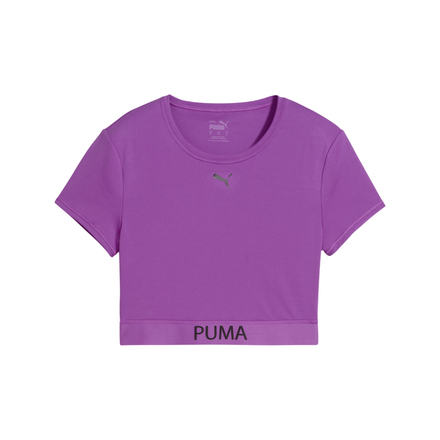 Puma maglietta cropped a maniche corte da donna Strong 526805-89 bacca