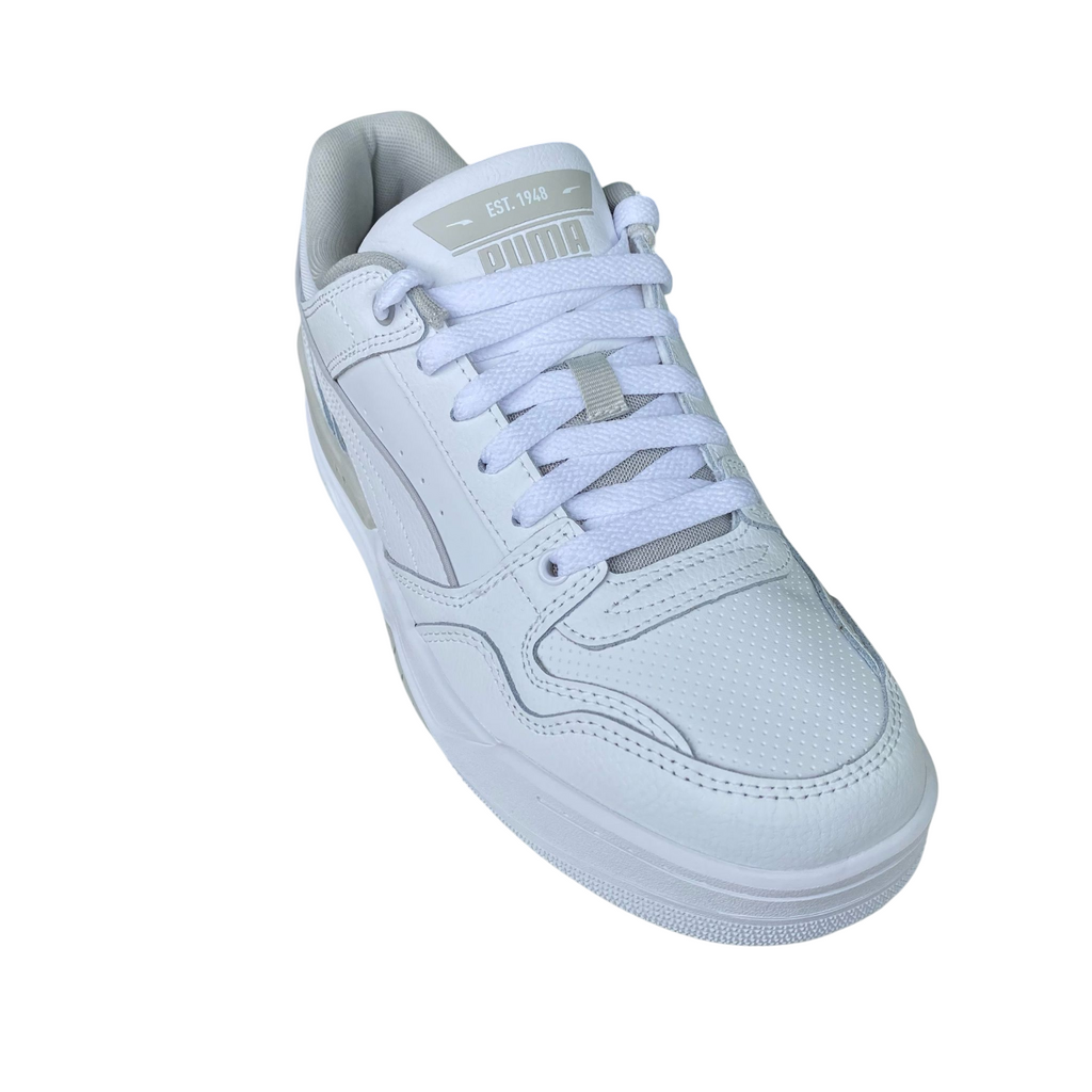 Puma scarpa sneakers da uomo Rebound Retro 400197-01 bianco-grigio chiaro
