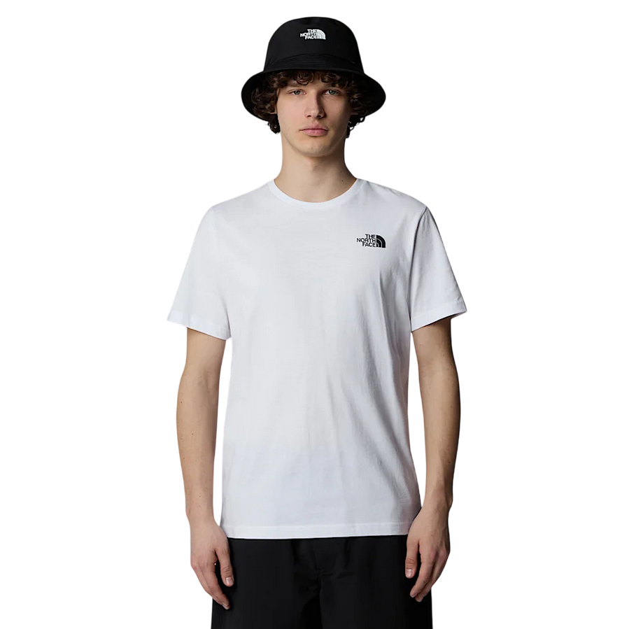The North Face maglietta manica corta da uomo Redbox Celebration NF0A87NVFN4 bianco