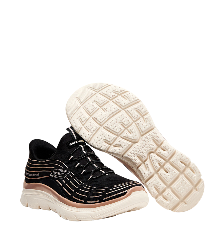 Skechers Slip-ins Summit Plus 150611/BKRG - Scarpa Donna Nera