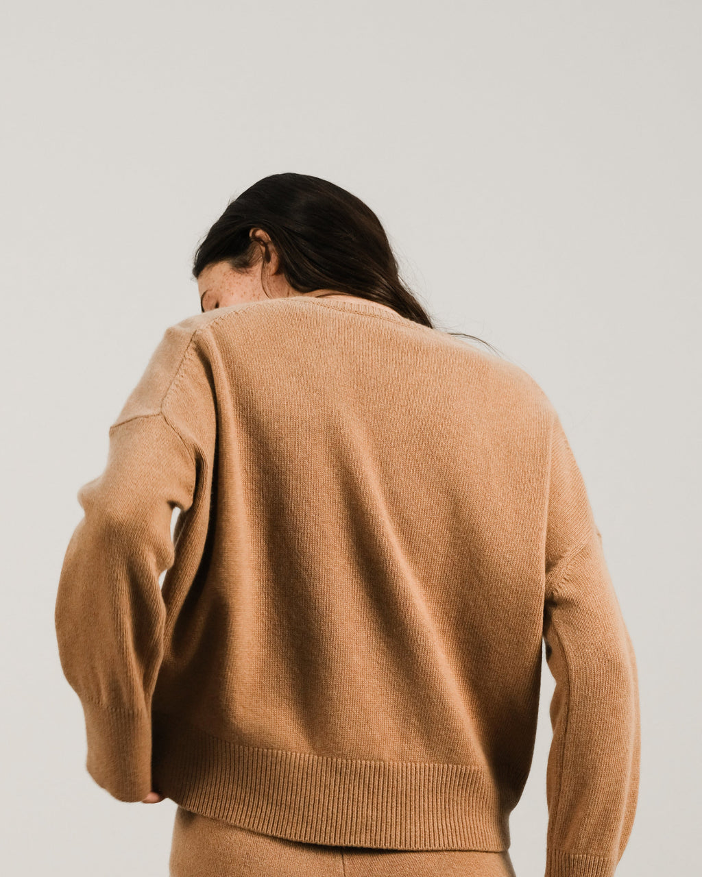 Cashmere Mix Relaxed Crewneck Sweater